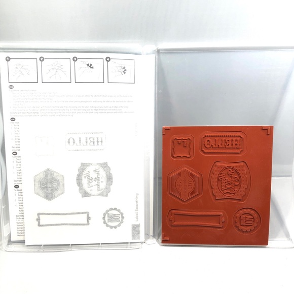 Stampin’ Up! LABEL SOMETHING Stamps Set (6 stamps)  Item 130598 - Picture 3 of 3